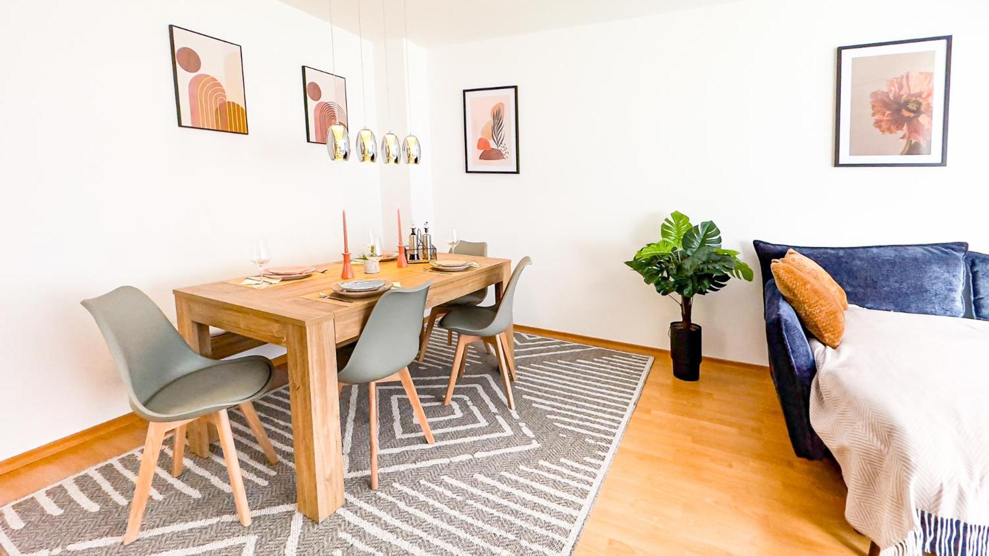 Apartment Neu - Zentrum, 3 Zi, Free Tiefgarage, Smart Tv, Wlan